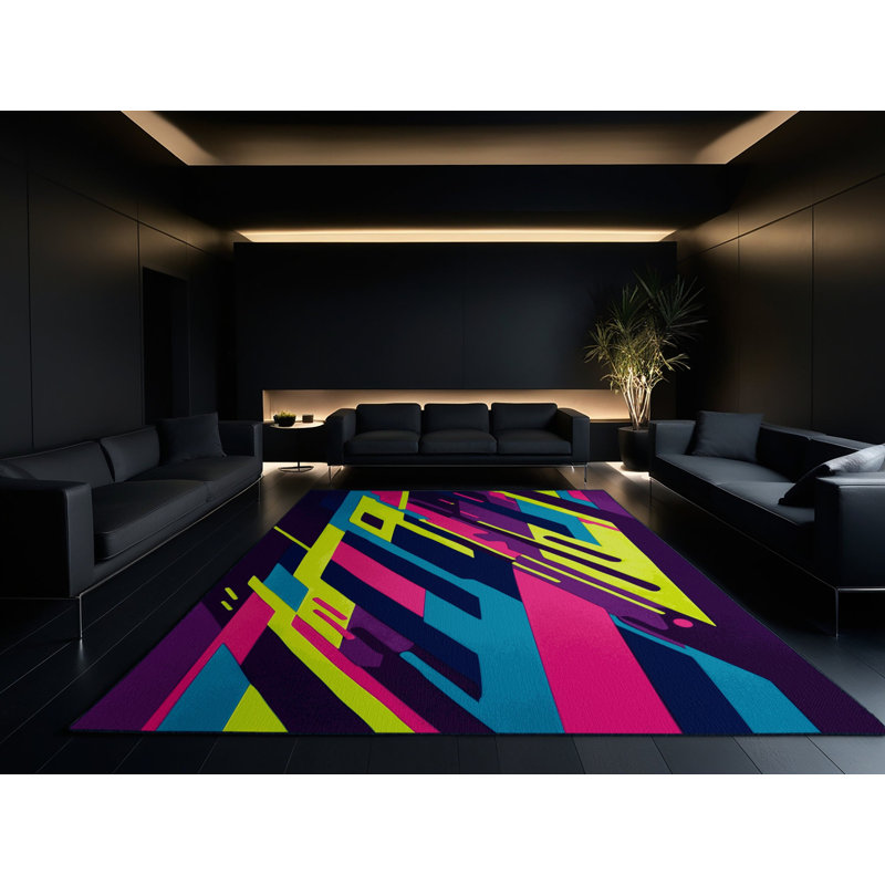 Tapis rétro, Carré 3 pi