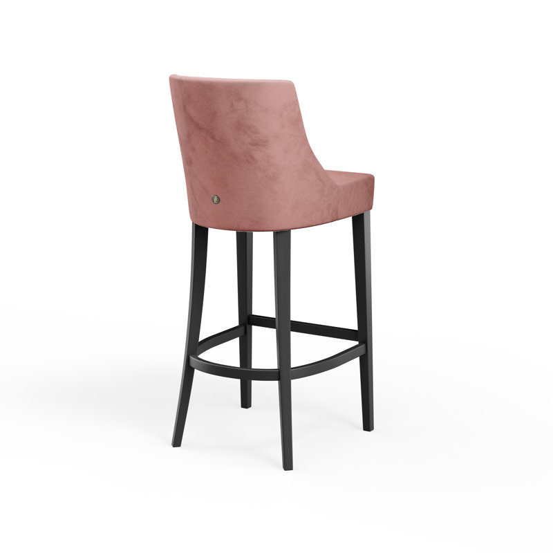 Ilumis Barstool, Light Beige Boucle