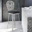 Tabouret de bar Herdon en acier inoxydable brossé et similicuir Herdon-1877653080-1875473709