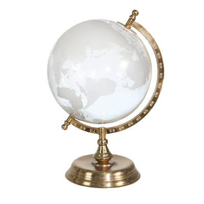 Globe terrestre en verre