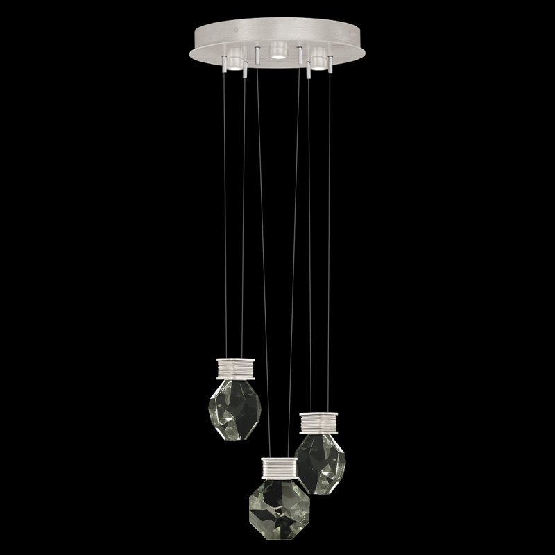 Aria 3 - Light LED Pendant, Brushed Silver