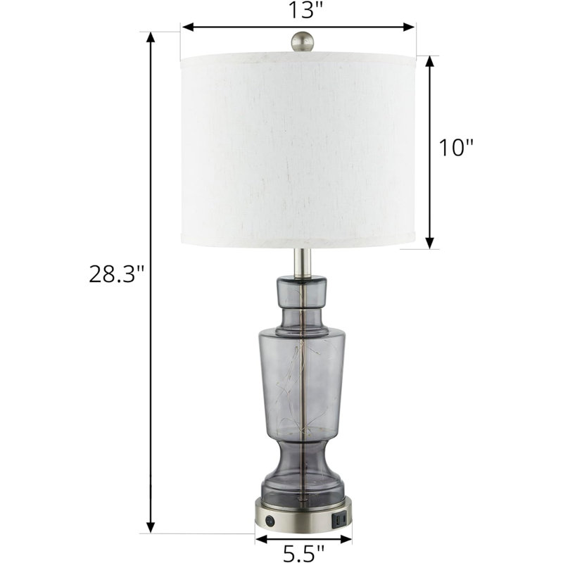 Brodowsky Table Lamp, Gray