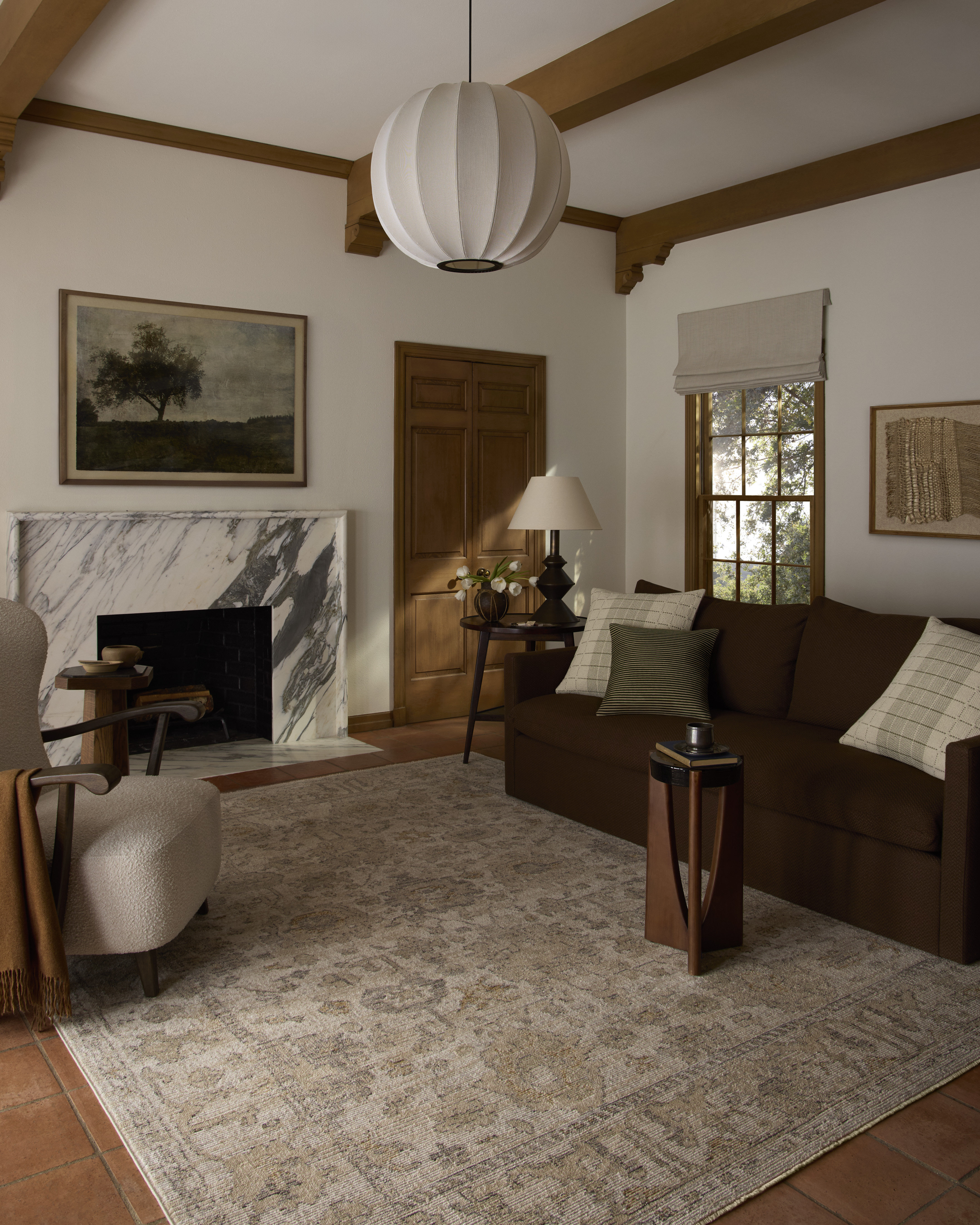 Bungalow Rose Loloi Forlini Ivory / Sand Area Rug | Wayfair