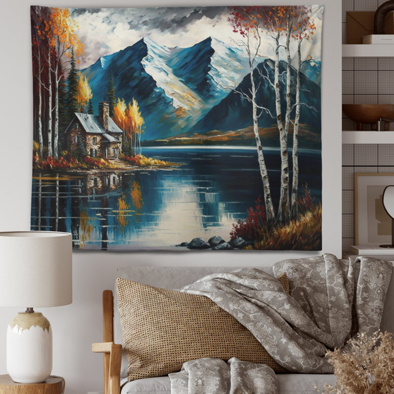 Tapisserie en polyester Polyester, H 50 po x l 60 po