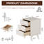 Table de chevet 3 tiroirs Modern Modern-581982460-581982434