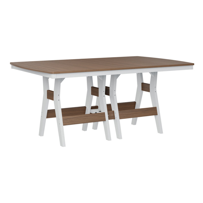 Table rectangulaire à hauteur de comptoir 72 po Berlin Gardens Harbor, Antique Mahogany, H 35,5 po x l 72 po x P 44 po