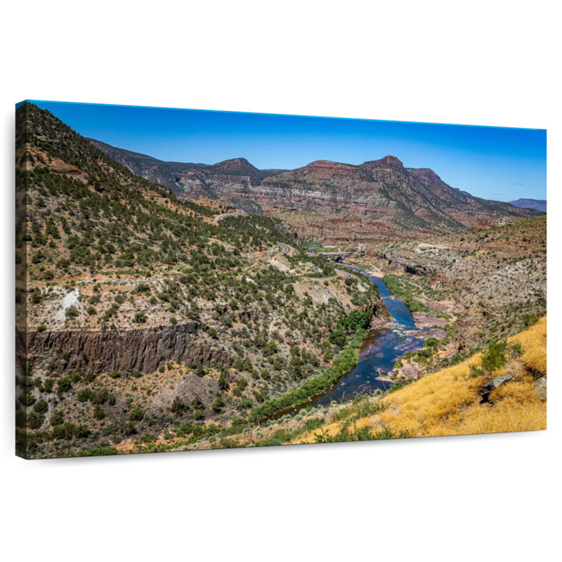 Alvord Salt River Canyon, 34" H x 51" W