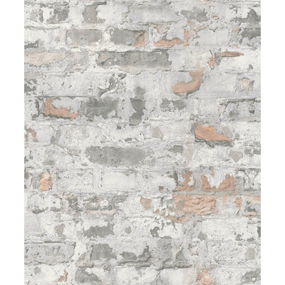 Bricks and More Collection Industrial Chic Brick Wallpaper Roll