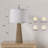 Arcola 25.8" Farmhouse Boho Handwoven Rattan and Paper Cord Table Lamp with Drum Shade