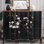 Vintage Hand-Painted Accent Chest with 6 Drawers