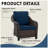 Patio Chairs With Cushions （Set of 2）-1707075111