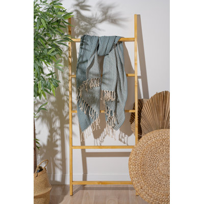 Luxueuse serviette de plage 100% coton Fouta, 39,4 po x 70,9 po | Doux et léger, 7,9 oz / pied carré | Idéal pour la plage, la piscine et le spa | Séchage rapide, entretien facile - lavage délicat à 104 ° F, séchage par culbutage à basse température
