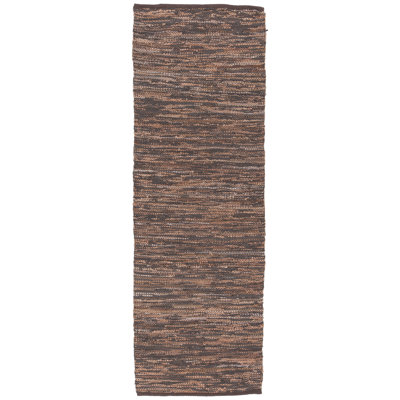Bardette Faux Leather Indoor Rug