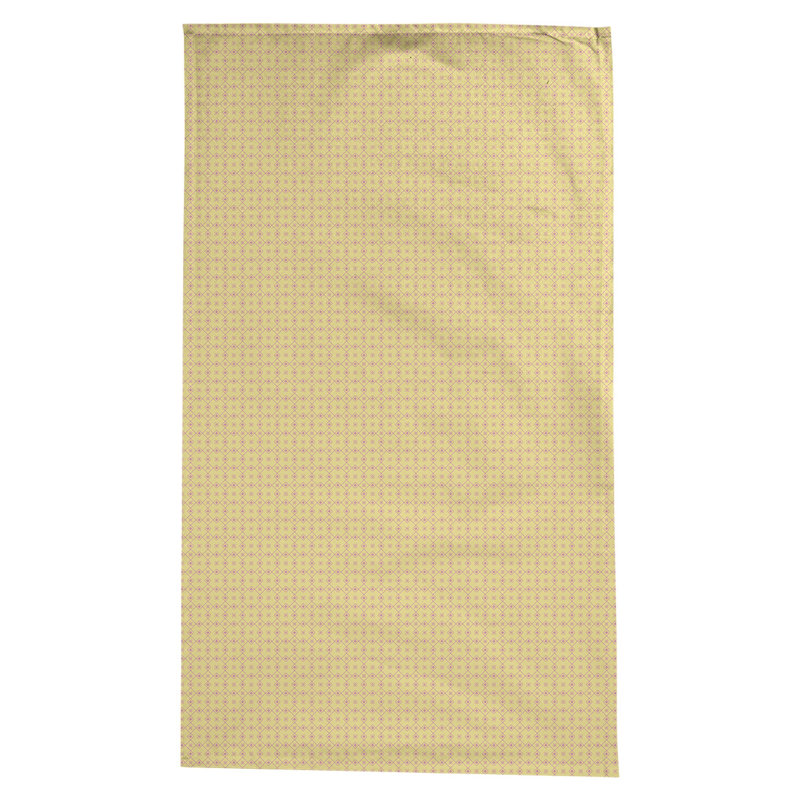 Nappe à motif napperon Avicia, Jaune / Rose