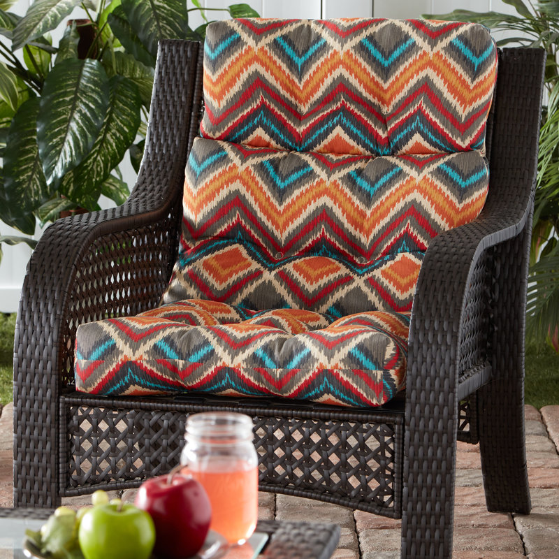 Lester Outdoor High Back Chair Cushion, Surreal, 1