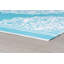 Tapis oriental turquoise / blanc Adil-2101189156