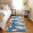 Machine Washable Indoor/Outdoor Chantille ACN2405 Botanical Rug-1620983327