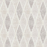 Tempo Geometric Leaf Wave 32.8' L x 21" W Wallpaper Roll