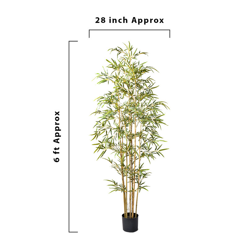72'' Faux Bamboo Tree in Pot