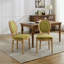 Linen Dining Chairs Set of 2 with soft cushion and sturdy wooden legs-344652150