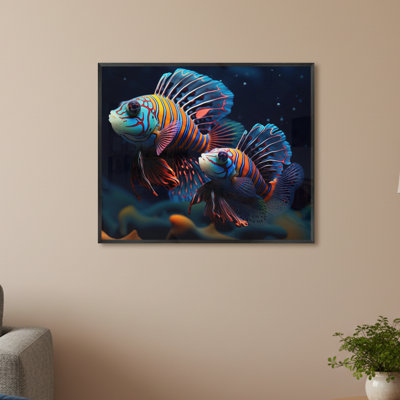 Single Picture Frame LED Illuminated Wall Art Wall Art on Glass / Aluminium