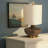 Stoneware Table Lamp with Elongated Drum Shade