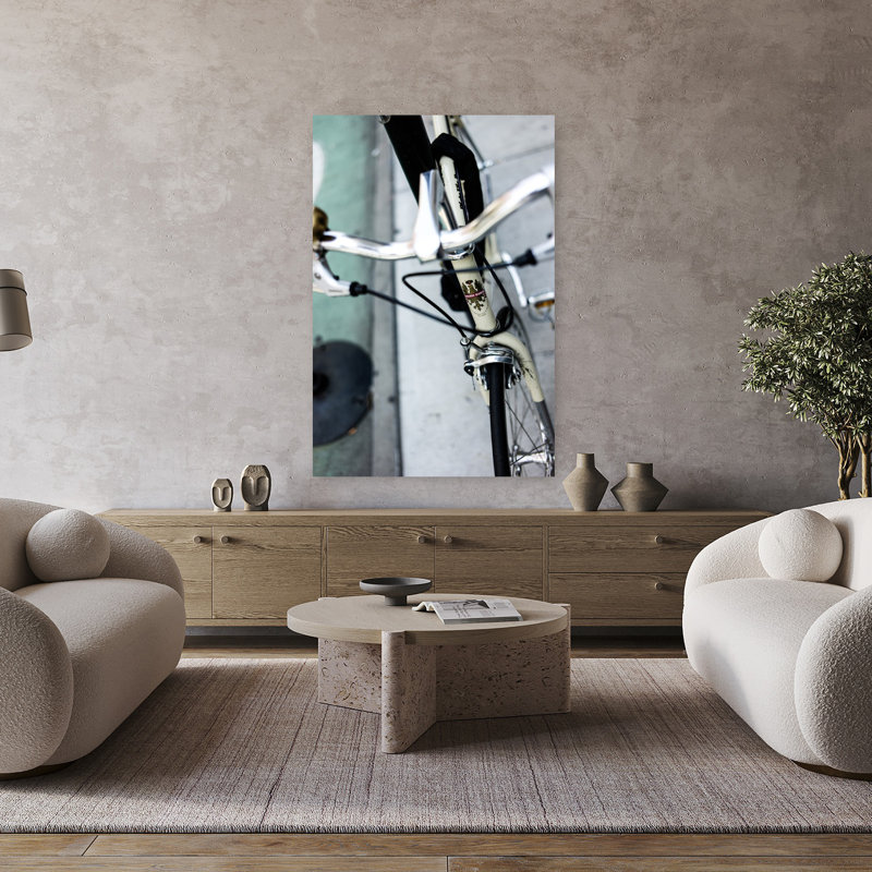 Art contemporain contemporain rétro classique, H 48 po x l 32 po