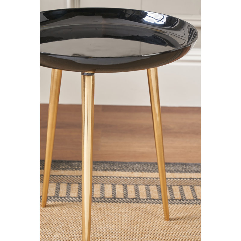 Seline End Table, Black