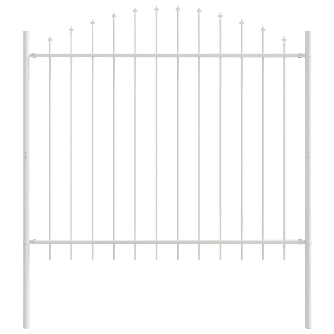 190cm H x 170cm W Powder-Coated Steel Border Fencing