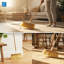 Bamboo Indoor Broom Stylish Modern Soft Sweeping Brush