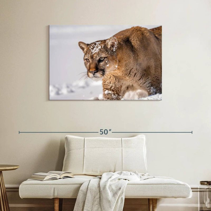 Ronce de lions en hiver, H 26 po x l 39 po
