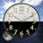 QXA521KLH Wall Clock, Black
