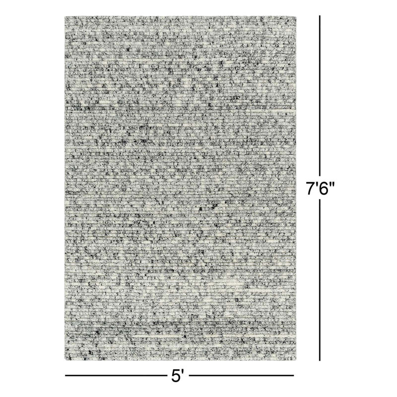 Morell Cottage Hand Loomed Area Rug, Rectangle 5' x 7'6"