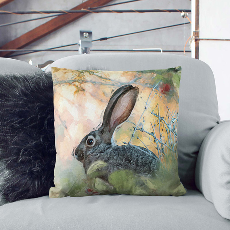Square Cushion, 55cm H x 55cm W x 20cm D, White