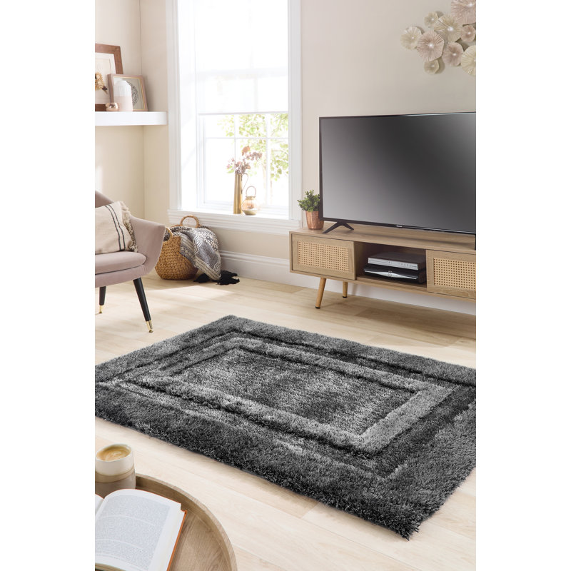 Badita Machine Tufted Shag Area Rug, Rectangle 160 x 230cm