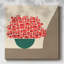 Bol de coquelicots sur toile-112468950