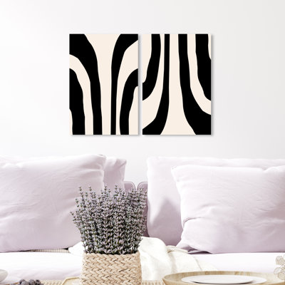 Minimal - ensemble de 2 impressions sur toile