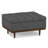 Mariah 34"W Upholstered Coffee Table Storage Ottoman with Lift Top and Solid Wood Legs