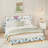 King Floating Bed Frame,Platform Bed Frame With Headboard And Hidden Storage Space, No Box Spring Needed, Blue
