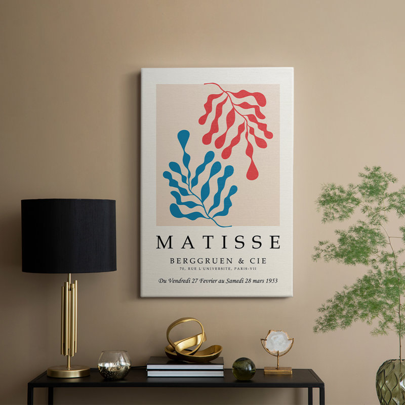 Matisse CEC XXVI, reproduction d'art encadrée Cavas, H 18 po x l 12 po