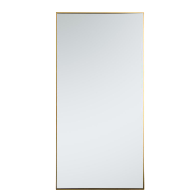 Miroir mural Sabine, 72 po x 36 po, Laiton