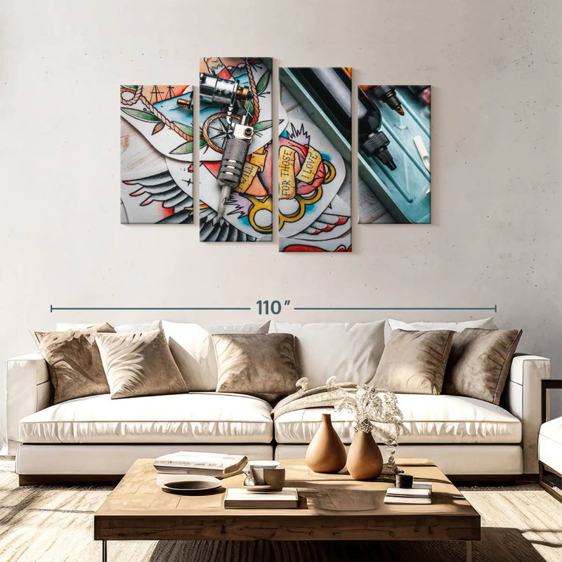 Senne Tattoo Essentials, 48" H x 75" W