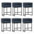 26" Upholstered Counter Stool with Metal Frame-124059859