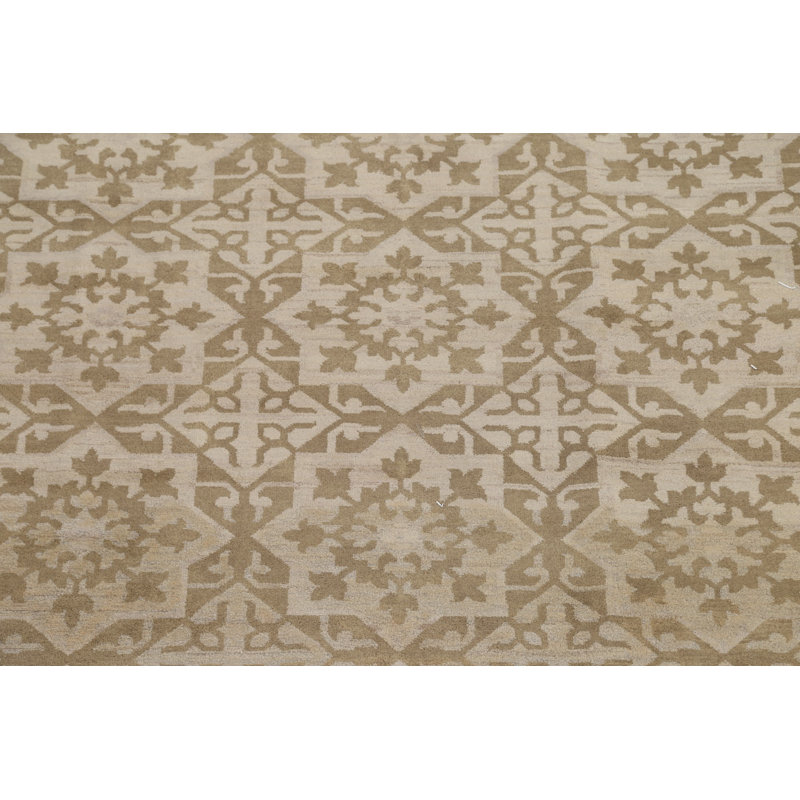 All-Over Geometric Abstract Oriental Area Rug 8x10