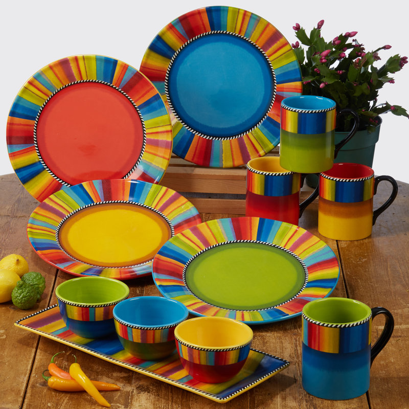 Certified International Sierra Set/4 Ice Cream Bowl  4 Asst.