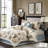 Luxurious Cotton Twill Bedding Sets, Khaki, Rustic Elegance For Home