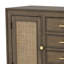 Buffet 4 tiroirs brun clair