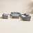 Sommer Wicker 6 - Person Patio Conversation Set with Cushions-1077016492