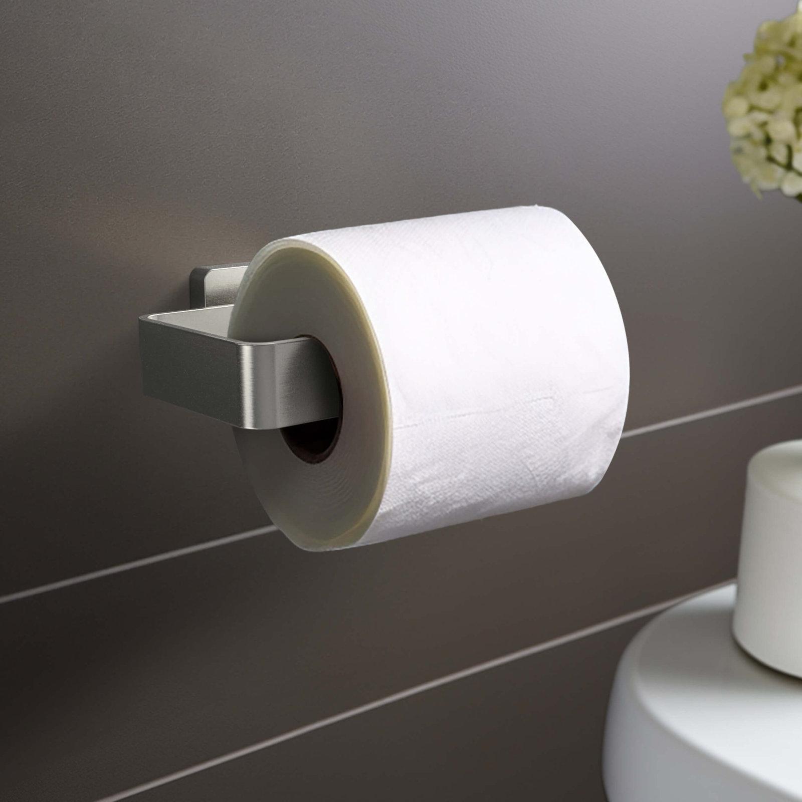 Blaze Toilet Paper Holder, Brushed Nickel