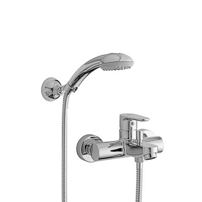 Green Diverterwith Tub and Shower Faucet with Lever Handle